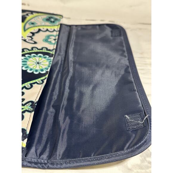 Thirty-One Gifts Blue Paisley Pattern Travel Flat Iron/Curling Iron Holder - Picture 6 of 7